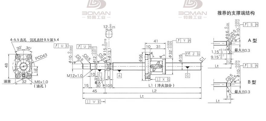 KURODA GP1504DS-BALR-0600B-C3F 黑田精工的滚珠丝杠好用吗